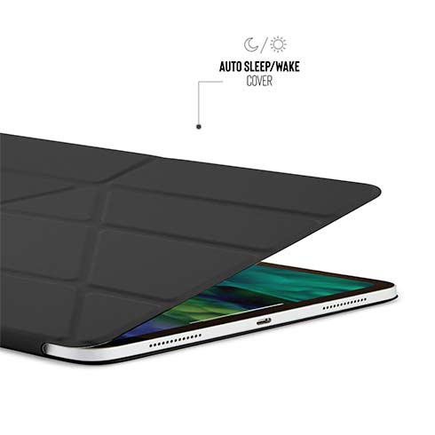 Pipetto pouzdro Origami Folio pro iPad Pro 12.9" 2021/2020 - Black