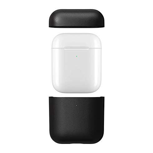 Nomad puzdro Rugged Case pre Apple Airpods 1&2 - Black Leather