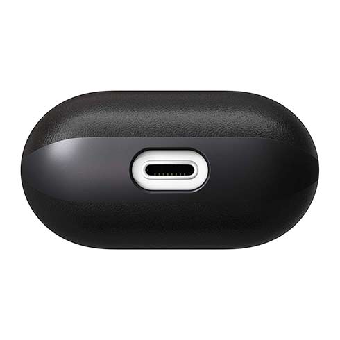 Nomad puzdro Rugged Case pre Apple Airpods 1&2 - Black Leather