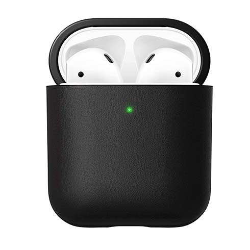 Nomad puzdro Rugged Case pre Apple Airpods 1&2 - Black Leather