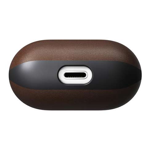 Nomad puzdro Rugged Case pre Apple Airpods 1&2 - Brown Leather