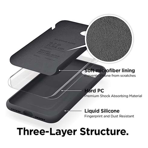 Elago kryt Silicone Case pre iPhone SE 2020/2022 - Dark Gray