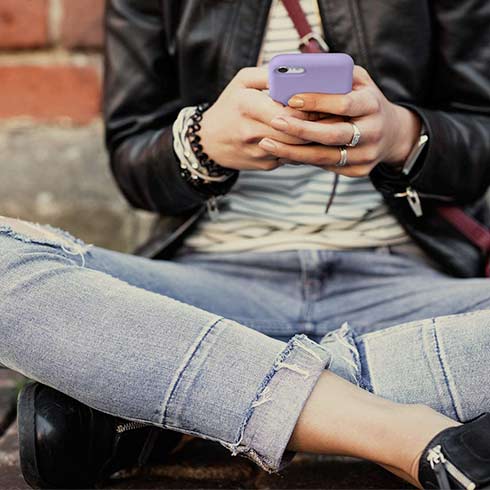 Elago kryt Silicone Case pre iPhone SE 2020/2022 - Lavender