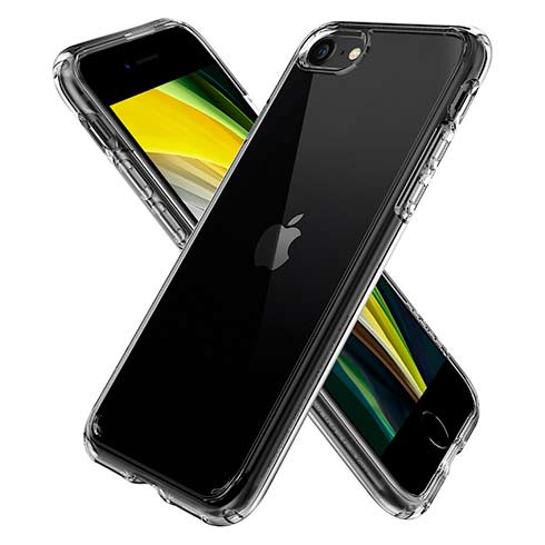 Spigen Crystal Hybrid, clear - iPhone SE/8/7