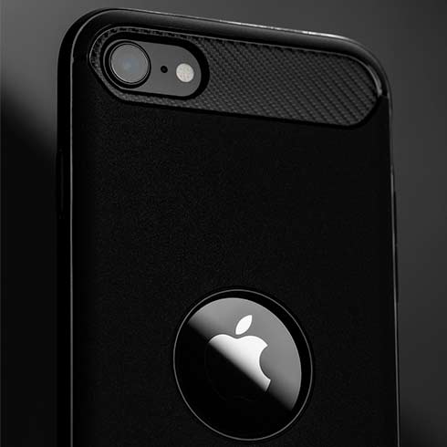 Spigen kryt Rugged Armor pre iPhone SE 2020 - Black