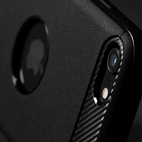 Spigen kryt Rugged Armor pre iPhone SE 2020 - Black