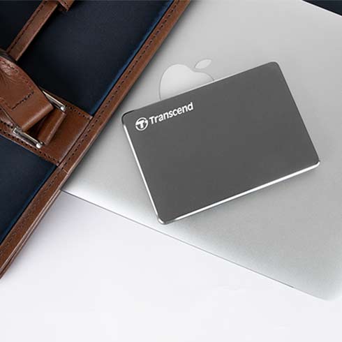 Transcend ext. HDD 1TB StoreJet 25C3N USB 3.1 - Iron Gray Aluminium