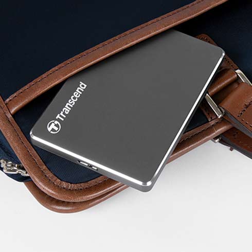 Transcend ext. HDD 2TB StoreJet 25C3N USB 3.1 - Iron Gray Aluminium