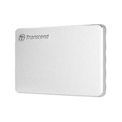 Transcend ext. HDD 1TB StoreJet 25C3N USB 3.1 - Silver Aluminium