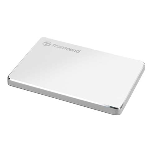 Transcend ext. HDD 1TB StoreJet 25C3N USB 3.1 - Silver Aluminium