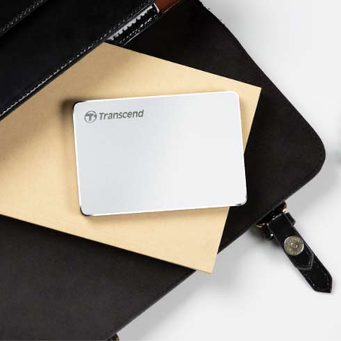 Transcend ext. HDD 1TB StoreJet 25C3N USB 3.1 - Silver Aluminium