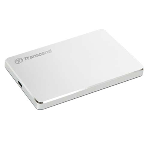 Transcend ext. HDD 1TB StoreJet 25C3N USB 3.1 - Silver Aluminium