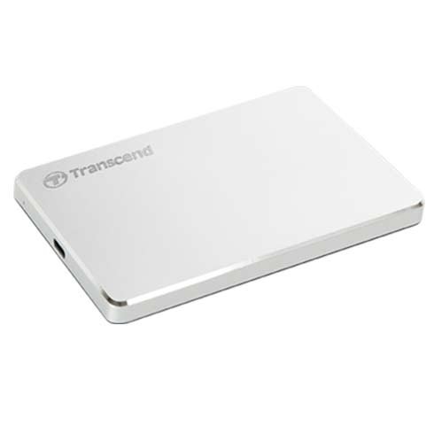Transcend ext. HDD 2TB StoreJet 25C3N USB 3.1 - Silver Aluminium