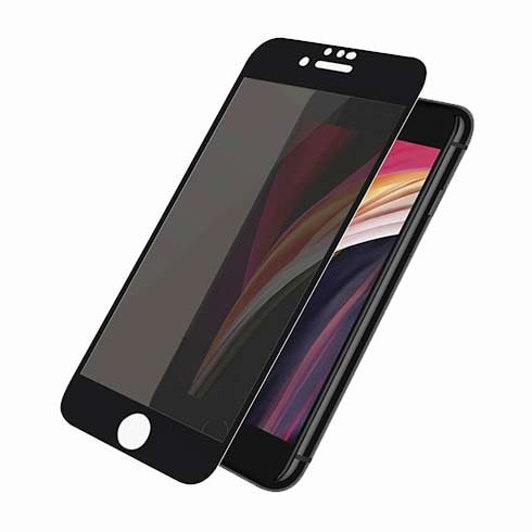 PanzerGlass ochranné sklo Privacy pre iPhone 7/8/SE 2020/2022 - Black Frame
