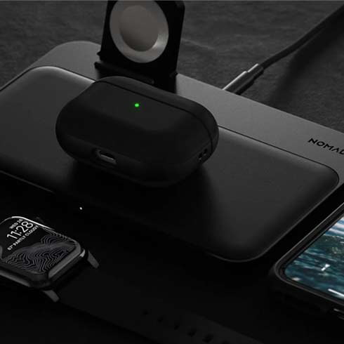 Nomad puzdro Active Rugged Case pre Apple Airpods Pro - Black Leather