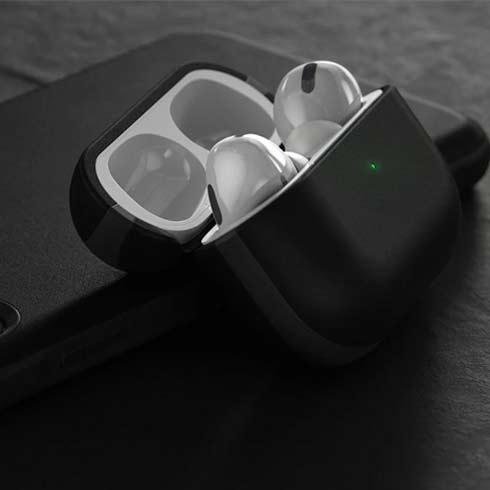 Nomad puzdro Active Rugged Case pre Apple Airpods Pro - Black Leather
