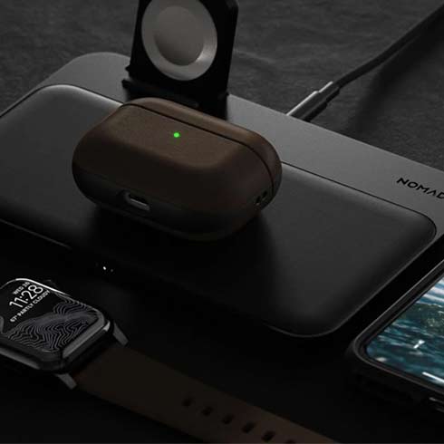 Nomad puzdro Active Rugged Case pre Apple Airpods Pro - Brown Leather