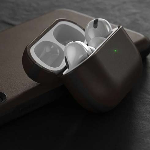 Nomad puzdro Active Rugged Case pre Apple Airpods Pro - Brown Leather