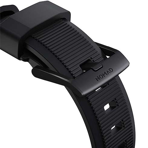Nomad remienok Rugged Strap pre Apple Watch 44/45/49mm - Black/Black Hardware