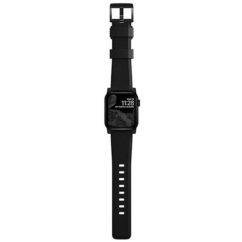 Nomad remienok Rugged Strap pre Apple Watch 44/45/49mm - Black/Black Hardware
