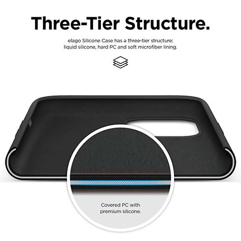 Elago kryt Silicone Case pre iPhone 11 - Black