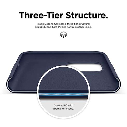 Elago kryt Silicone Case pre iPhone 11 - Jean Indigo