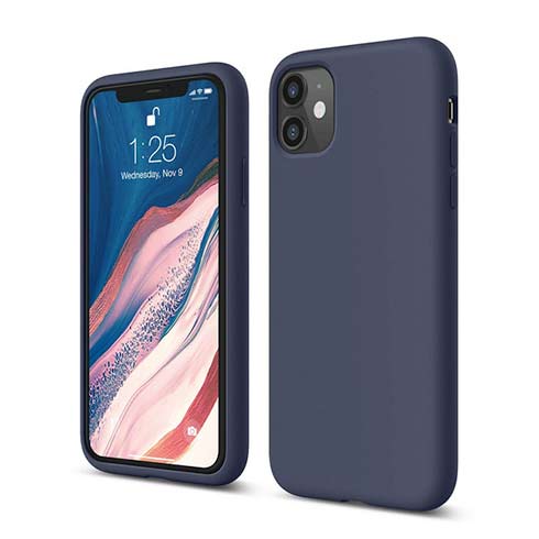 Elago kryt Silicone Case pre iPhone 11 - Jean Indigo