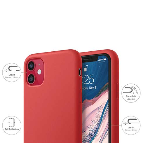 Elago kryt Silicone Case pre iPhone 11 - Red