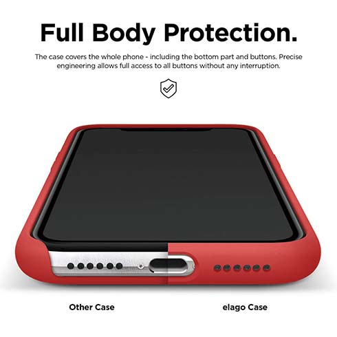 Elago kryt Silicone Case pre iPhone 11 - Red