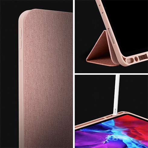 Spigen puzdro Urban Fit pre iPad Pro 11" 2020/2021/2022 – Rose Gold