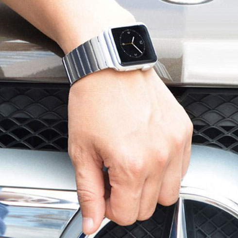 Devia Apple Watch Elegant Series Link Bracelet 44/45/49mm - Space Black