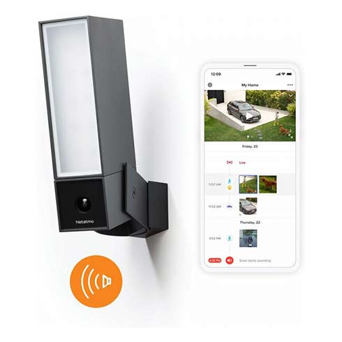 Netatmo kamera Presence with Siren-Black