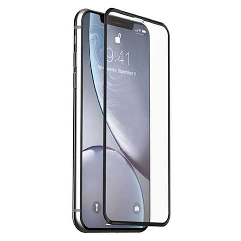 Devia ochranné sklo Van Entire View pro iPhone SE 2022/2020 - Black Frame