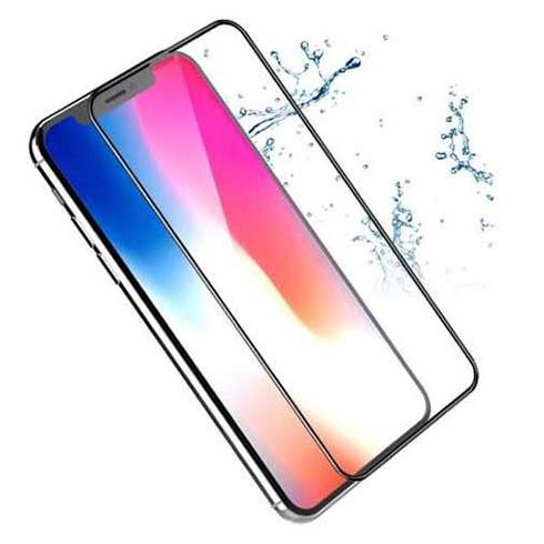 Devia ochranné sklo Van Entire View pro iPhone SE 2022/2020 - Black Frame