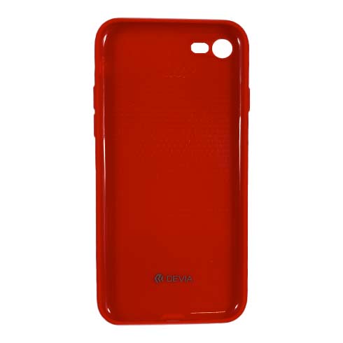 Devia kryt Nature Series Silicone Case pre iPhone SE 2020/2022 - Red