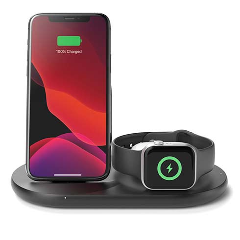 Belkin Boost Charge 3-in-1 Wireless Charger-Black