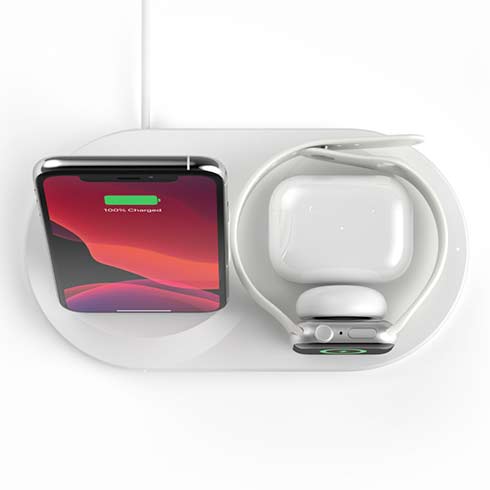 Belkin Boost Charge 3-in-1 Wireless Charger-White