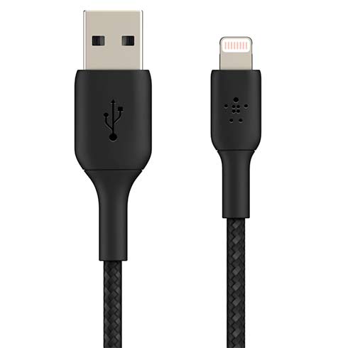 Belkin kabel Boost Charge Braided USB to Lightning 2m - Black