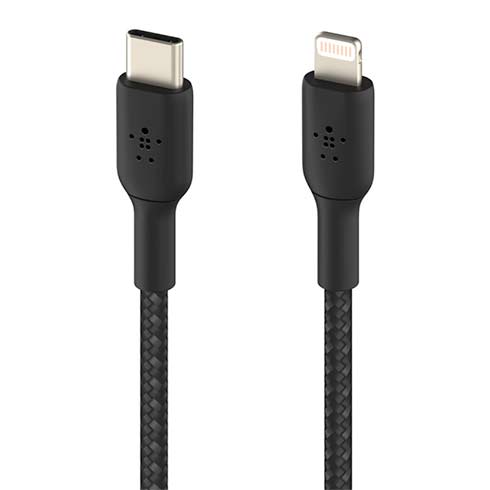 Belkin kabel Boost Charge Braided USB-C to Lightning 1m - Black