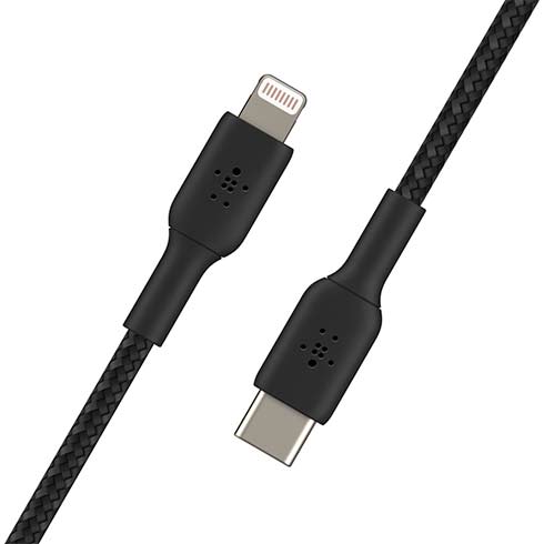 Belkin kabel Boost Charge Braided USB-C to Lightning 1m - Black