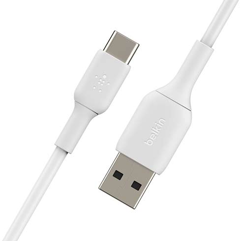 Belkin kábel Boost Charge USB-A to USB-C 1m - White