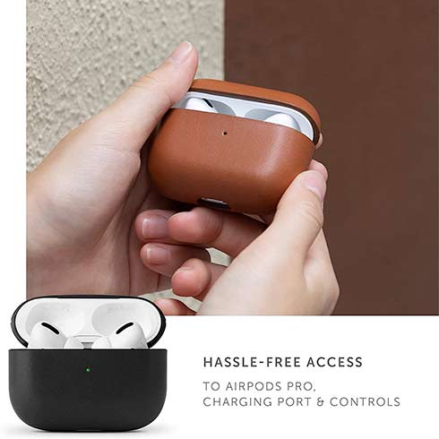 Native Union puzdro Leather Case pre Apple Airpods Pro - Black