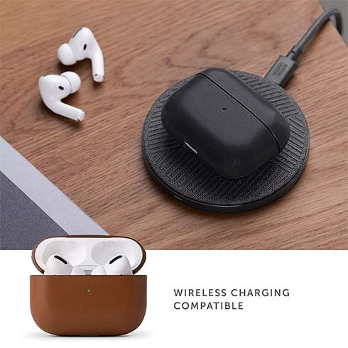 Native Union puzdro Leather Case pre Apple Airpods Pro - Tan
