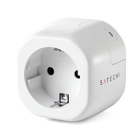 Satechi Smart Outlet works with Apple Home - White