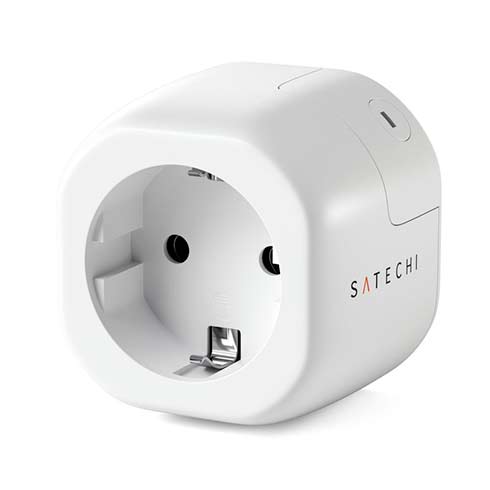 Satechi Smart Outlet works with Apple Home - White