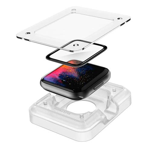 Spigen ochranné sklo Pro Flex pre Apple Watch 4/5/6/SE/SE 2 40mm - Clear