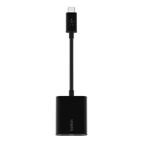 Belkin USB-C Audio + Charge adapter-Black