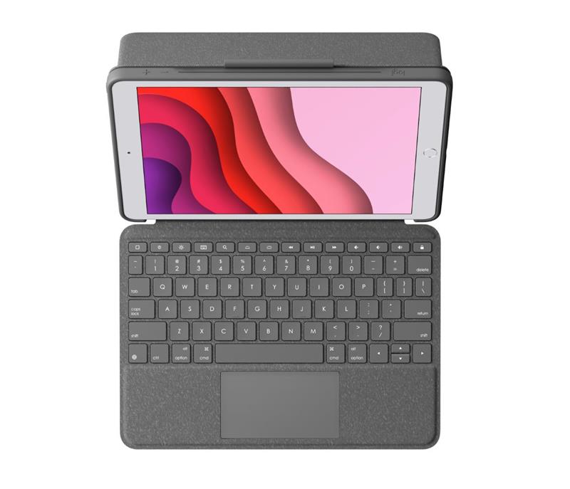 Logitech COMBO TOUCH pre iPad (7., 8. a 9.gen) - GRAPHITE - UK