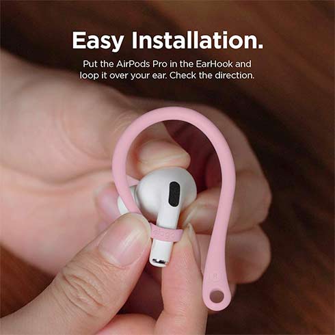 Elago Airpods 3/Pro/Pro 2 Earhook - Lovely Pink