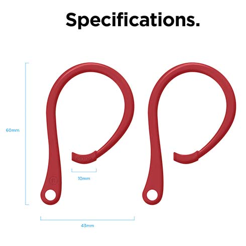 Elago Airpods 3/Pro/Pro 2 Earhook - Red
